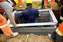 Telecommunications Access Pit Replacements by CUBIS Systems