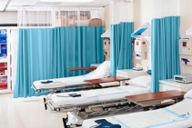 	Curtain Tracks for Medical Facilities by Forest Drapery Hardware	