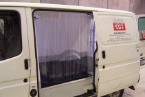 	PVC Strip Curtains for Food Delivery Vehicles 	
