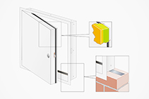 Fire-rated Wall and Ceiling Doors from Gorter Hatches