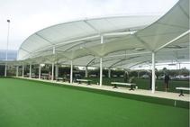 	New Lambton Bowling Club Canopy by Makmax Australia	