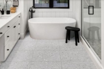 	Cushionstone Vinyl Floor Tiles in Stone Visual by Sherwood Enterprises	