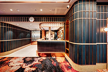 Tuscan Rose Anodised Aluminium for the Rose Bay Hotel by Sapphire
