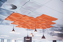 Acoustic 3D Ceiling Tiles - Quietspace® from The Nolan Group
