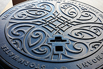 Manhole Covers as Street Art by EJ