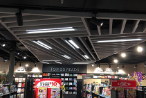 INTERIORS Raw Concrete-Look Ceiling Features for Sydney Airport by DECO