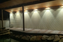 	Honeycomb Feature Wall by 3D Wall Panels	
