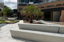 	Outdoor Concrete Seats by Bespoke Formwork	