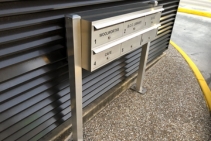 	Freestanding Stainless Steel Letterboxes by Mailmaster	