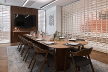 	Glass Bricks Feature Wall for Offices by Obeco Glass Blocks	