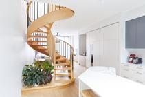 	Spiral American Oak and Timber Stairs by S&A Stairs	