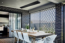 Classic Outdoor Radiant Heaters with Remote from HEATSTRIP