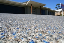 	Glass Concrete Aggregate for Driveways by Schneppa Glass	