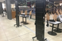 	Mobile Trellis Barrier for Crowd Control by KRGS Doors	