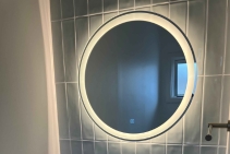 	Round LED Mirror for Bathrooms by Tilo Tapware	