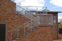 	Glass Clamps for Glass Balustrade by Bridco	