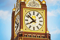 Gold Leaf Glass Mosaics for Iconic Clock Tower by TREND