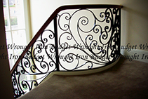 Bespoke Wrought Iron Staircases by Budget Wrought Iron