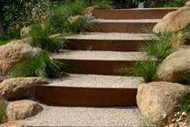 	Steel Garden Edging for Steps by Formboss	