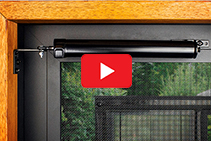 Secure Door Closers for Hinged Doors from Cowdroy