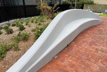 	Curved Concrete Seats at Meridian Miranda by Bespoke Formwork	