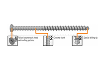 AnchorMark Decking Screws Available at Hazelwood & Hill