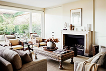 Natural Stone Fireplaces Melbourne by Richard Ellis Design
