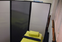 Portable Privacy Screens for Mobile Clinics from Portable Partitions