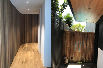 Spotted Gum Trident Cladding from Hazelwood & Hill