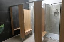 	Custom Partition for Shower Cubicles by Flush Partitions	