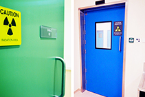 Hygienic Lead Lined X-ray Doors from DMF International