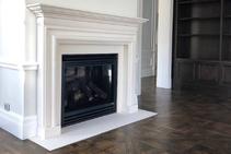 	Turkish Limestone Heat & Glo 6000 Fireplace by Richard Ellis Design	