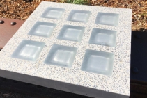 	Glass Block Paving Panels for Pathways by Obeco Glass Blocks	