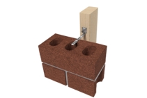 	NailMate Face Fix Veneer Tie for Timber Construction by Cerra Metal Works	