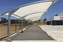 	Single Bay Carpark Shade System for Commercial Sites by MakMax Australia	