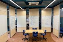 	Movable Acoustic Walls for Classrooms by Bildspec	