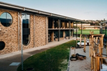 	Timber Acoustic Ceiling System for Schools by Keystone Linings	