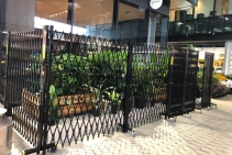 	Trackless Portable Barriers for Secure Commercial Spaces by ATDC	