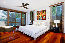 Rustic Ceiling Fans with Timber-look Blades from Prestige Fans