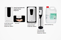 Touch-free Hand Soap & Sanitiser Dispensers from Star