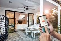 	App Controllable Electric Radiant Outdoor Heater by Thermofilm	