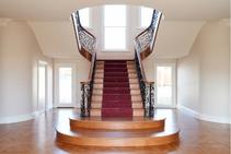 	Classic Staircase with Wrought Iron Balustrade by S&A Stairs	