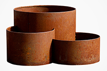 Three-tiered Steel Planter Boxes from FormBoss
