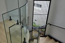 	Curved Glass Balustrades for Staircases by Bent & Curved Glass	