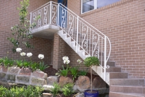 	Outdoor Staircase Handrails by AWIS	