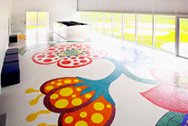 Artistic Mosaic Floors for the Museé du Louvre-Lens by TREND