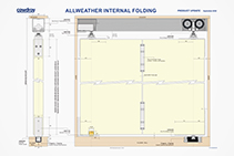 Heavy Multi-folding Door Tracks - AllWeather by Cowdroy