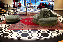 Luxury Painted Parquet Floors for Gucci by Di Emme