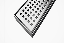 1800 x 70mm Square Pattern Grates from Vincent Buda & Co