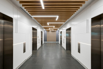 Dramatic Lift Lobby Fitout with MAXI BEAM by SUPAWOOD